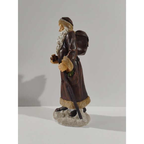 Tree Top Nursery Figurine Santa With Cane &  Package - Picture 13 of 16